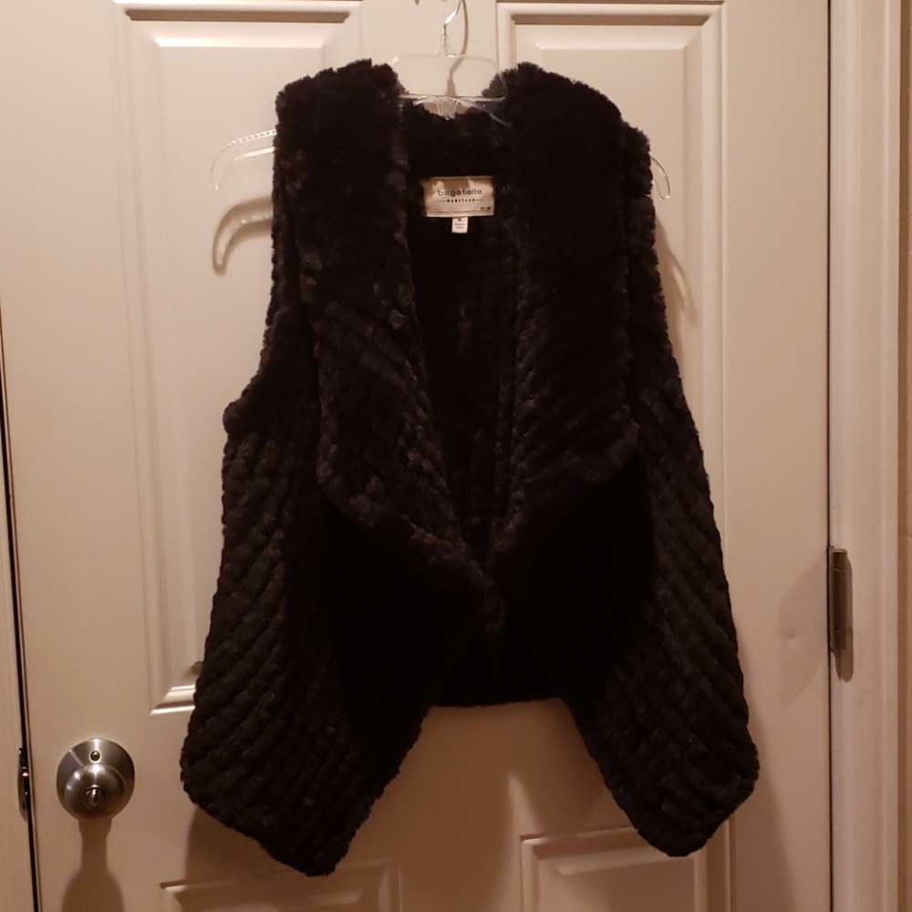 Bagatelle Heritage Faux Fur Drape Vest